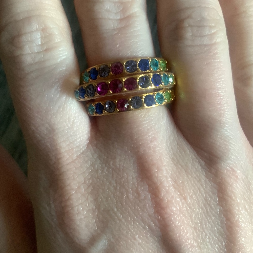 Kurt Geiger rainbow ring